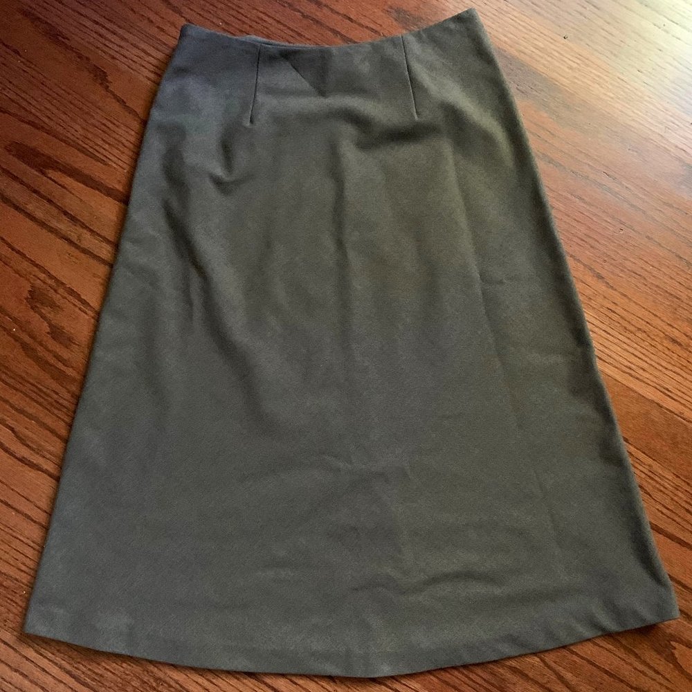 Vince Camuto Taupe A-Line Skirt